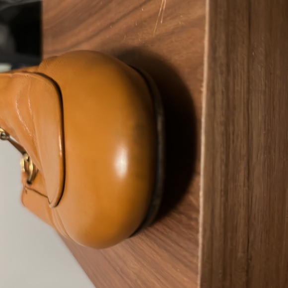 Gucci womens horse bit mule loafer slip on preworn calf skin broken in 38.5 - Picture 7 of 10